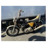 Vintage Norton motorcycle for parts