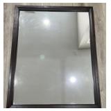 Large framed mirror