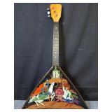 Hand painted balalaika