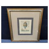 Framed lithograph "Ascension"