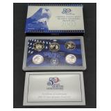 2002 US Mint Proof set coins in original box with