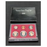 1980 US Mint Proof set coins in original box