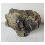 Carved stone abstract sculpture