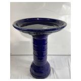 Ceramic bird bath 19.5" x 26.5"