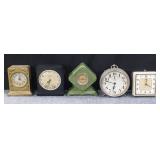Group of vintage clocks box lot