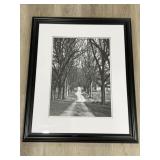 Framed photo of property