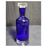 Ultimat blue vodka glass bottle