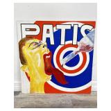 Portrait of man "Patis" art on board