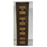 Small wicker cabinet