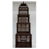 Vintage 5pc. wood bird cage
