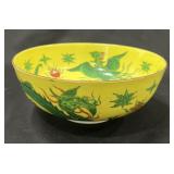 Vintage Chinese hand painted porcelain bowl