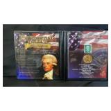 Gold plated Thomas Jefferson uncirculated stamp