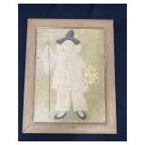 Vintage Pablo Picasso print framed