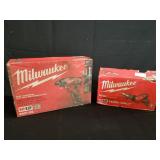 Pair of Milwaukee tools, hackzall, hex screwdriver