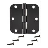 30 pack of Matte black door hinges