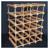 Wood wine rack