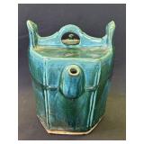 Vintage Indonesian Shiwan pottery teapot