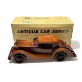 Vintage WV wooden 1935 Auburn 851 SC model car in