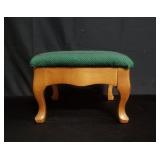 Vintage needlepoint footstool