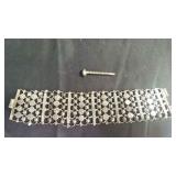 Sterling silver vintage handmade bracelet