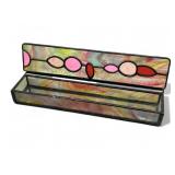 Vintage stained glass bracelet jewelry box 8ï¿½