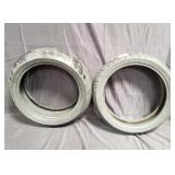 Shinko front and rear motorcycle tires