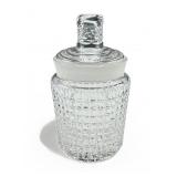 Vintage Waterford Crystal cube cut humidor