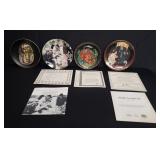 Group of collectible decorative plates