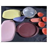 10pc vintage melmac dishes