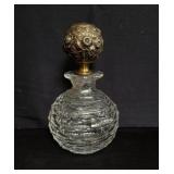 Vintage cut glass decanter