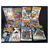 Group of Marvel comic books