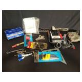 Group of tools, garage items