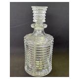 Vintage glass alcohol decanter