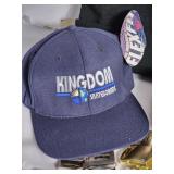 Vtg skateboard hats, belt buckles & belts,