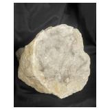 Large white quartz geode