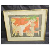 Mid-century print by Philippe Herni Noyer signed