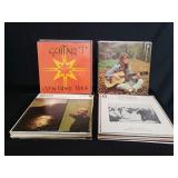 Box of vinyl records