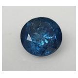 0.64 ct rd irr blue diamond