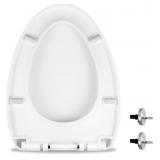 White, Slow Close, Heavy Duty Toilet Seat