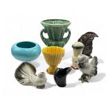 8pc mid century ceramics