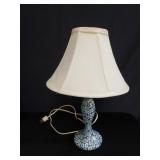 Vintage art glass vanity lamp