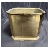 Vintage brass planter