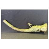 Vintage copper brass dragon horn