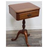 Vintage wood side table