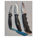 3 Kershaw Knifes info in description