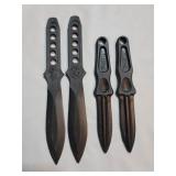 4 Non-Metal polycarbonate Knifes info description