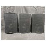 Group of 3 Klipsch speakers in box lot not tested