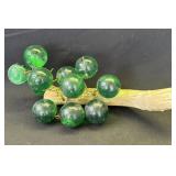 Vintage Lucite green acrylic grape cluster