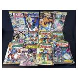 Group of vintage Marvel comic books