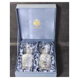 4 Faberge Atelier Crystal double old fashioned